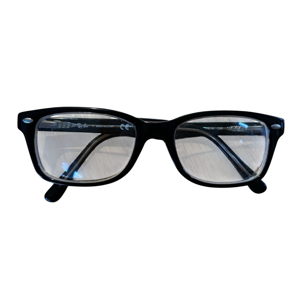 Ray Ban Eye Frames RB1531 3529 Black Rectangular Full Rim 48-16-130 glasses‎